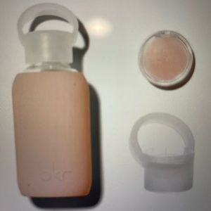 COPY - New Bkr 8 oz Water Bottle with Lip Balm Cap - Light Pink